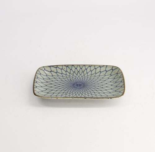 Tokyo Design Studio - Mixed Plate - Mesh Blue - Gebaksbordje- 16.3x10cm