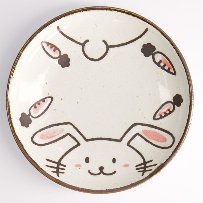 Tokyo Design Studio - Kawaii - Konijn Usagi - Bord - Roze - 16,2x3,4cm