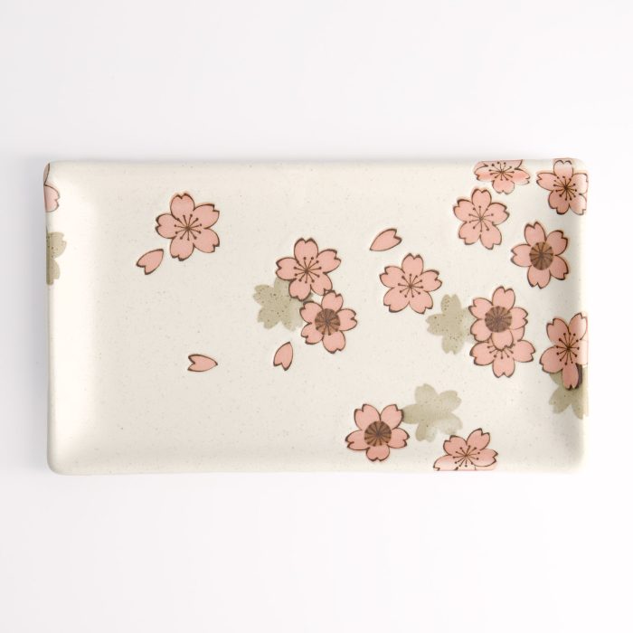 Tokyo Design Studio - Sakura - Bord - Wit - 22,5x12,7cm