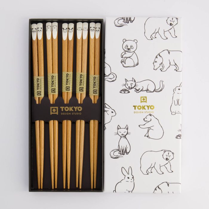 Tokyo Design Studio - Chopstick - Giftset/5 - Mix Animals