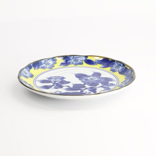 Tokyo Design Studio - Tsubaki - Bord - Geel/Blauw - 16,5x2cm