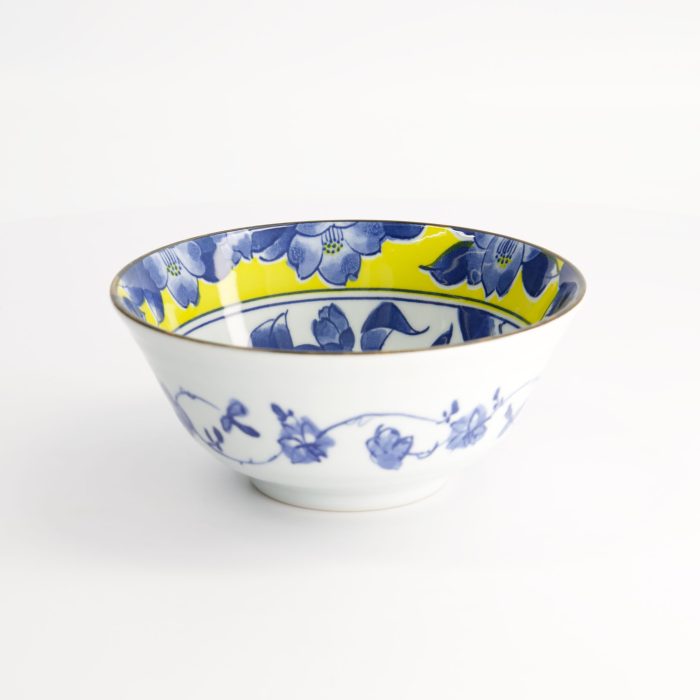 Tokyo Design Studio - Tsubaki - Tayo Bowl - Geel/Blauw - 15.2x6.7cm