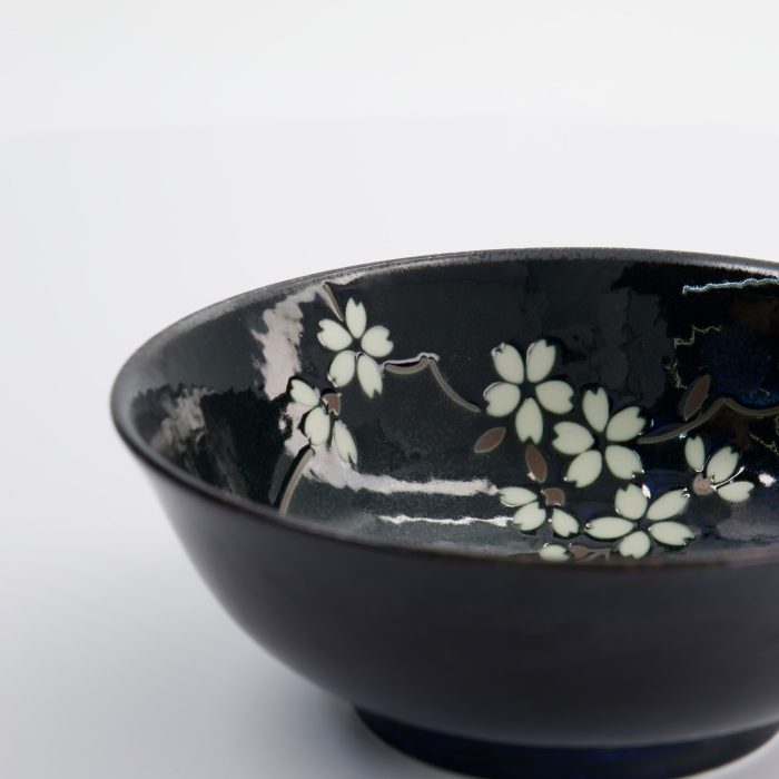 Tokyo Design Studio - Cobalt Blue - Sakura - Ramen Bowl - 19.5x7.5cm