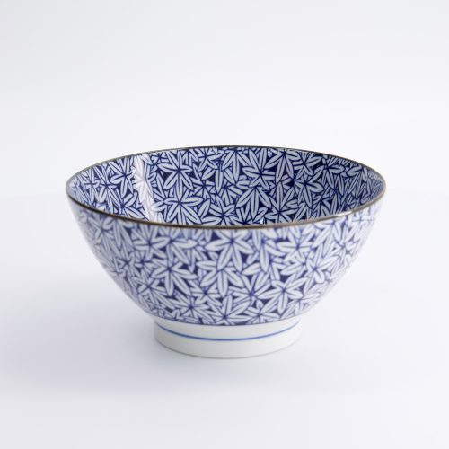 Tokyo Design Studio - Mixed Bowls - Hana - Blauw -18x9cm 1000ml - Momiji Maple