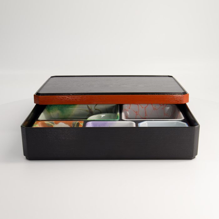 Tokyo Design Studio - Bento Box - Rechthoek Matsukado - Zwart - 30.7x21.5x6.5cm