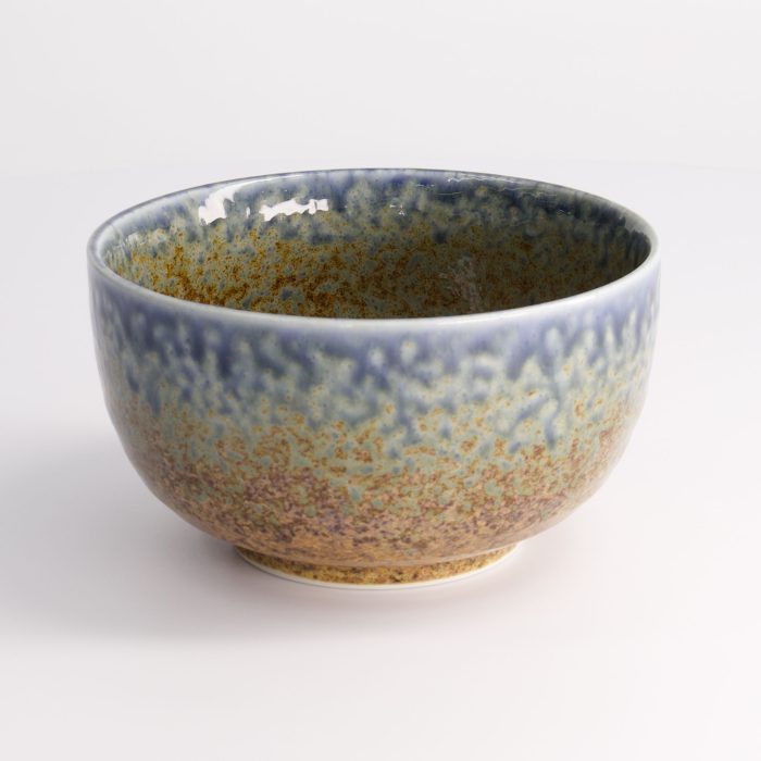 Tokyo Design Studio - Minoyaki - Reef Blue - Tayo Bowl - 12.7x7cm - 550ml