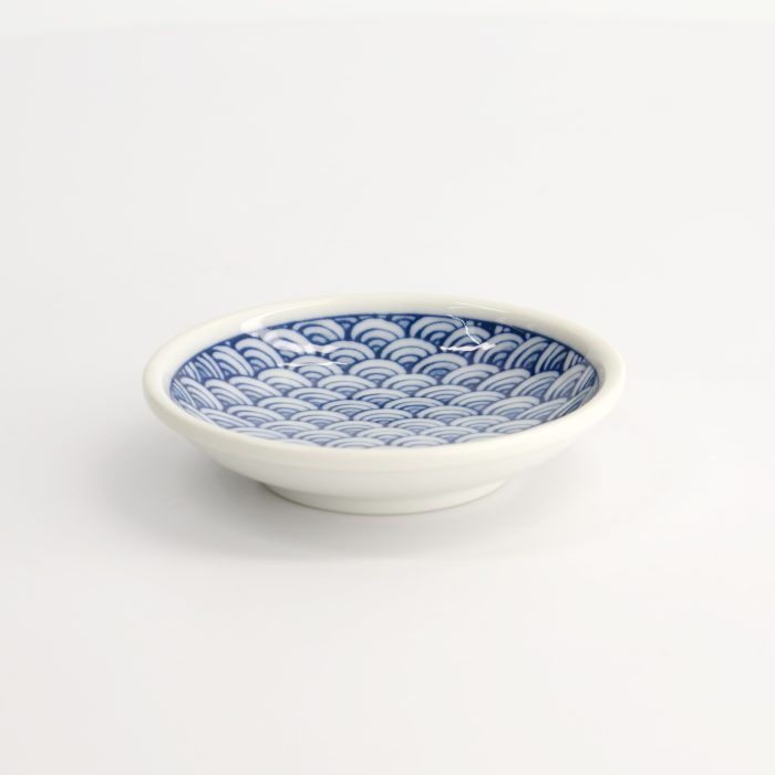 Tokyo Design Studio - Seigaiha Blue - Saus schaal - 9x2 cm