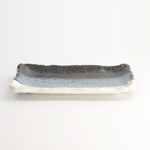 Tokyo Design Studio - Rechthoekig Bord - Zwart/Blauw/Wit - 22,2x13,3x2 cm